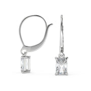 Nola Radiant Cut Earrings Leverback - Nivetta